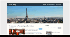 Desktop Screenshot of paris-blog.frankreich-trip.com