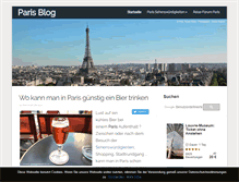 Tablet Screenshot of paris-blog.frankreich-trip.com